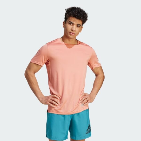 Camiseta Adidas Run It Coral