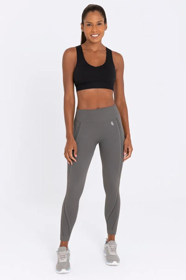 Legging Lupo Seamless Up Gris - Imagen 2