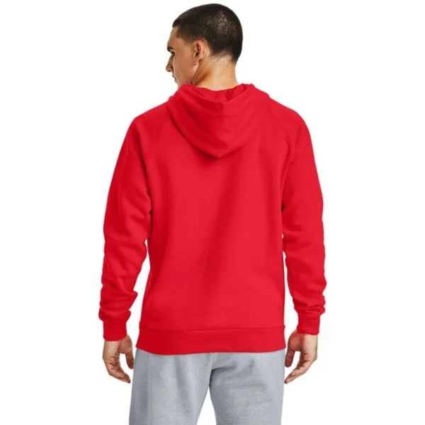 Canguro Under Armour Rival Fleece Hoodie Rojo - Imagen 2