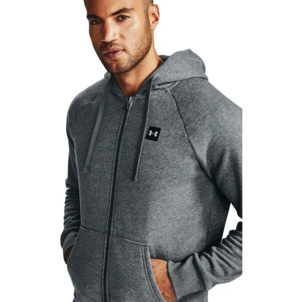Campera Under Armour Rival Fleece Fz Hoodie Gris