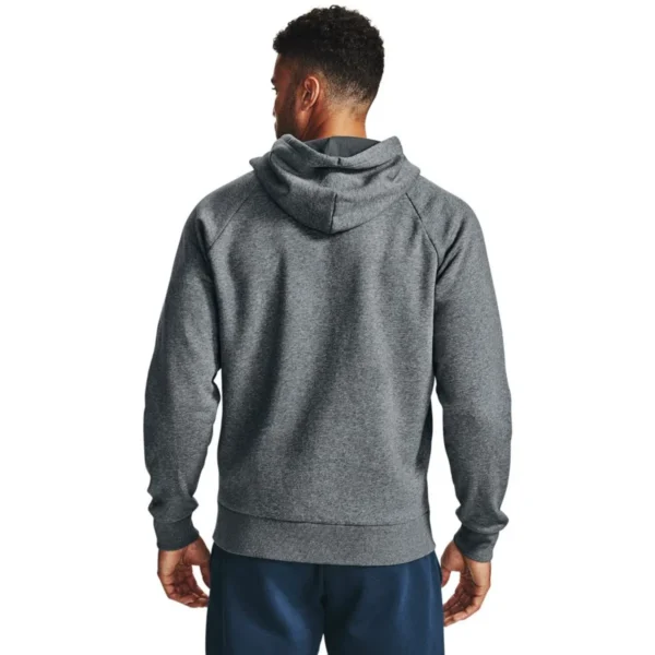 Campera Under Armour Rival Fleece Fz Hoodie Gris - Imagen 2