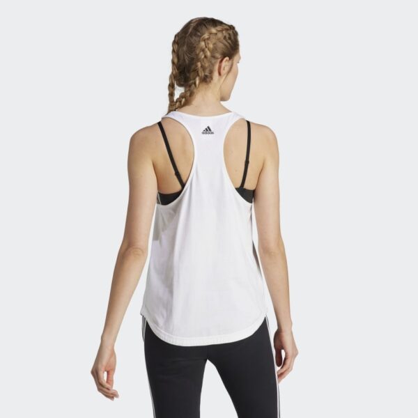 Musculosa Adidas Linear Blanco - Imagen 2