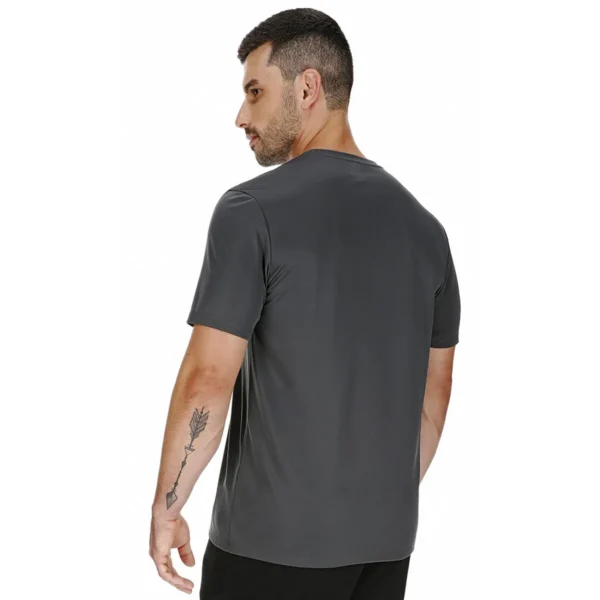 Camiseta Mizuno Spark Big Logo Gris - Imagen 2