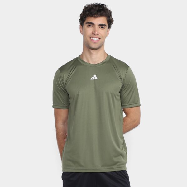 Camiseta Adidas Treino Basica Focus Oliva