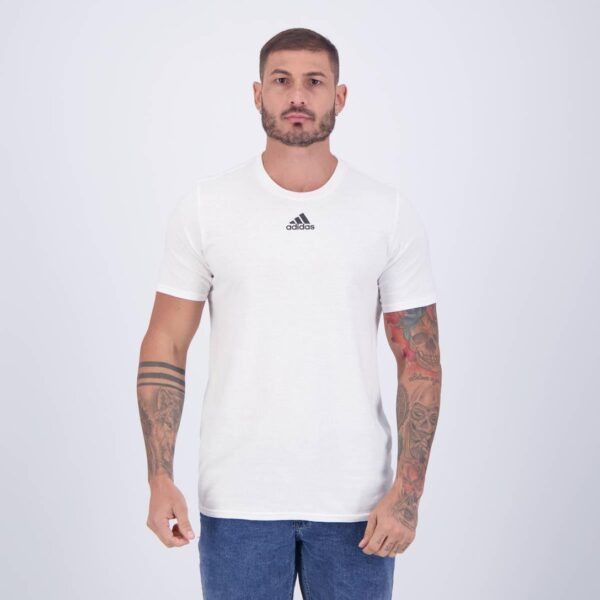 Camiseta Adidas Small Logo Tee Blanco