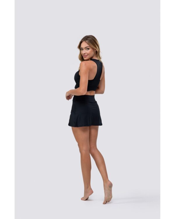 Short Pollera Drop Shot Negro - Imagen 5