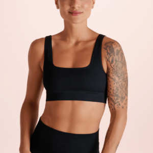Top Lupo AF Basic Canelado Negro