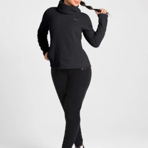 Buzo Polar Sol Sports Fleece - Mujer Xl Beige Arena Lisa