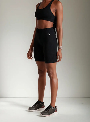 Bermuda Biker Lupo Max Sin Costuras Gym Crossfit Fitness
