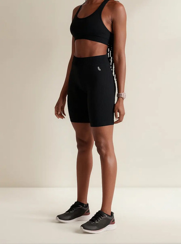 Bermuda Biker Lupo Max Sin Costuras Gym Crossfit Fitness