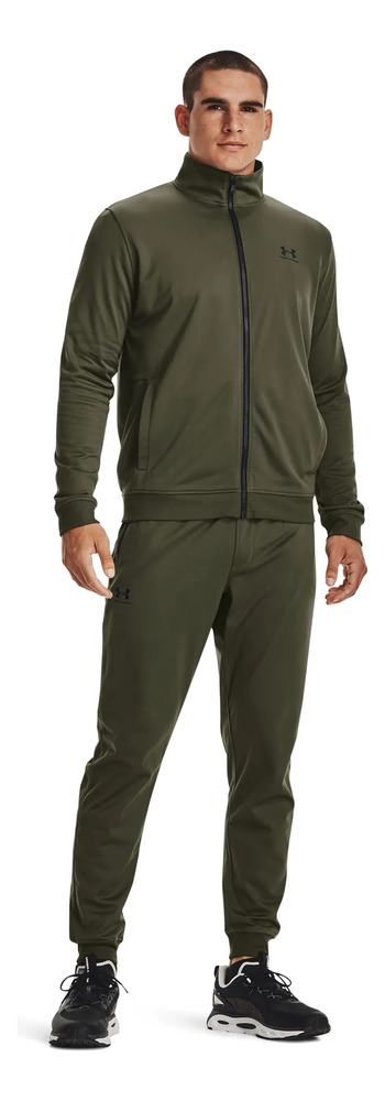Campera Under Armour Sportstyle Tricot - Hombre Verde L Lisa - Imagen 2