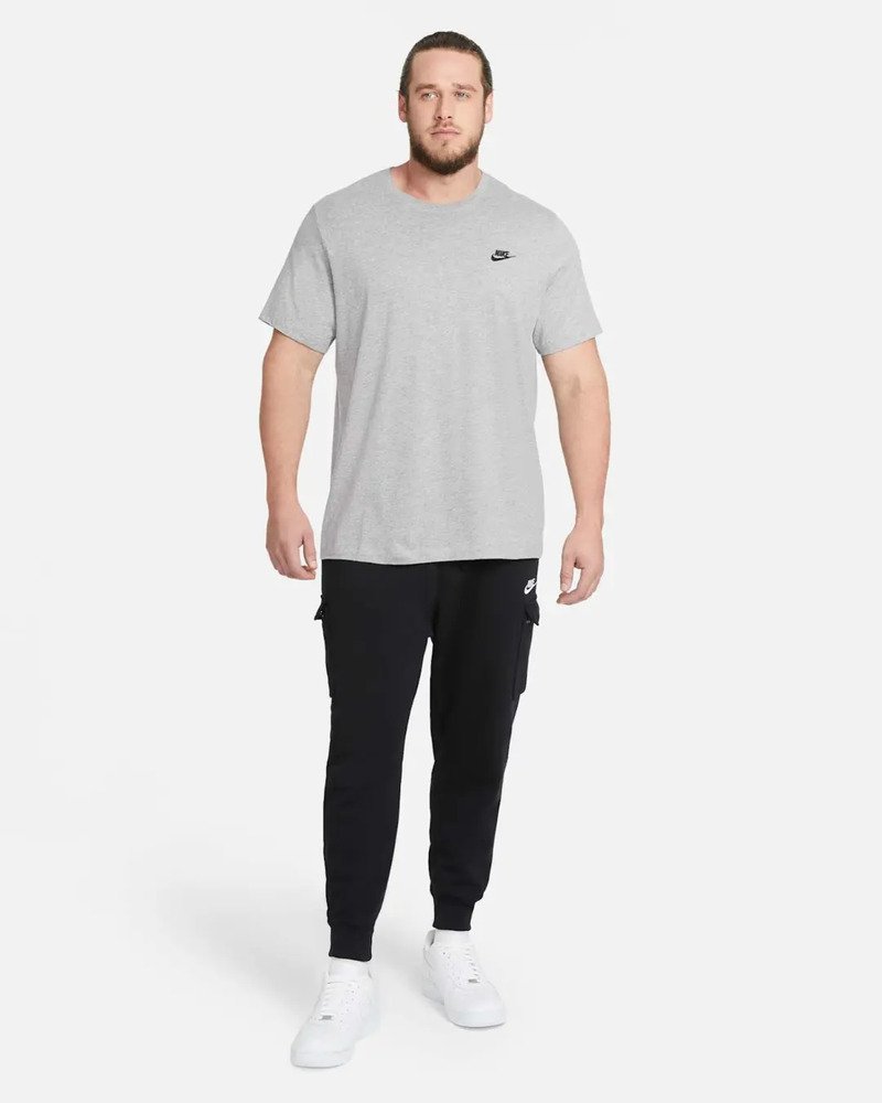 Remera Nike Sportswear Club - Hombre Gris Liso Xl - Imagen 3