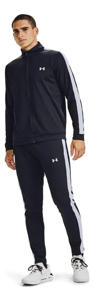 Conjunto Under Armour Knit Track Suit - Hombre Negro Lisa S - Imagen 4