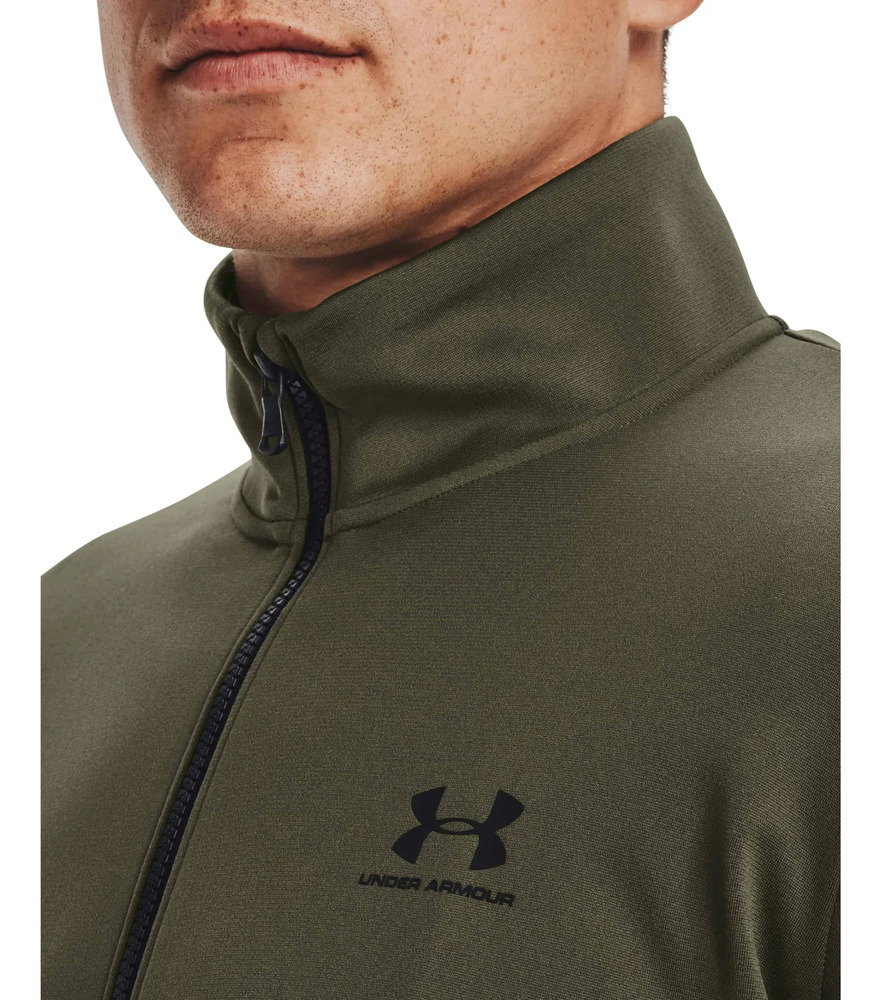 Campera Under Armour Sportstyle Tricot - Hombre Verde L Lisa - Imagen 4