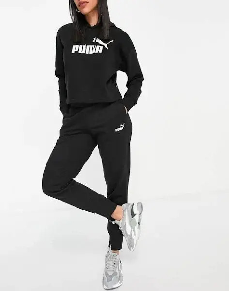 Pantalón Puma Essentials - Mujer Negro Liso Xl - Imagen 2