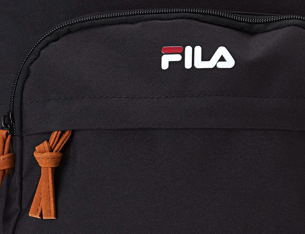 Fila Lifestyle Suede De 18l Mochila Negra Y Marrón Negro/marrón Liso - Imagen 4