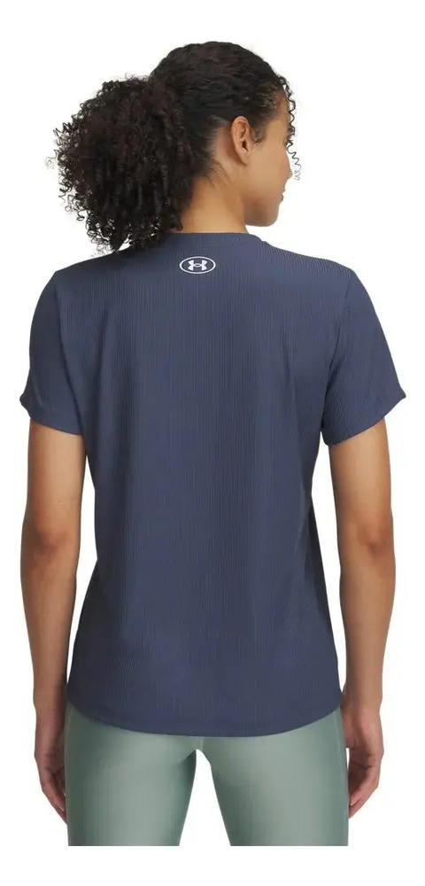Remera Under Armour Tech Ssc Solid - Mujer Violeta Oscuro Lisa S - Imagen 3