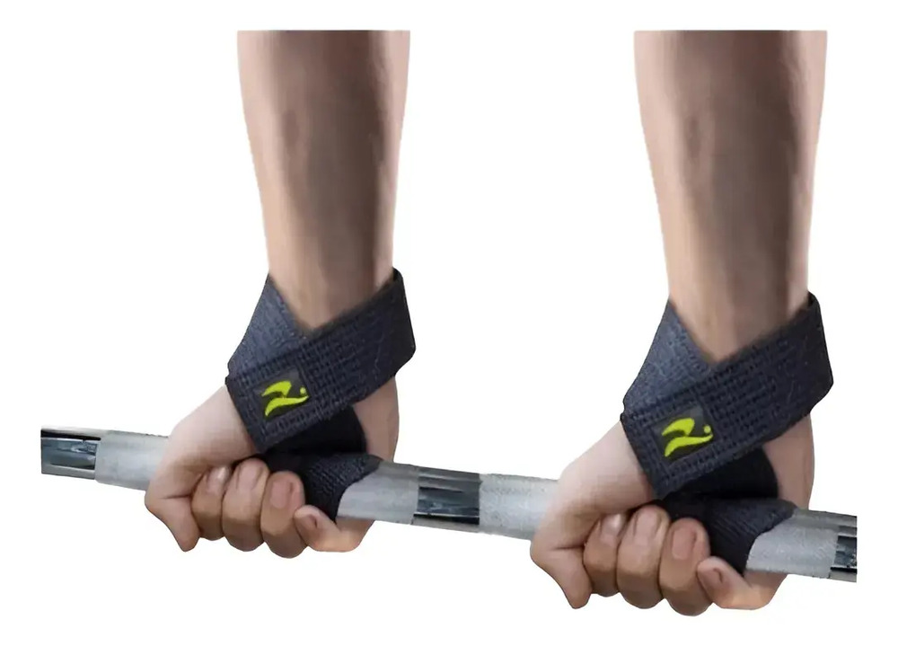 Strap Correa De Levantamiento Realtex Negro - Imagen 3
