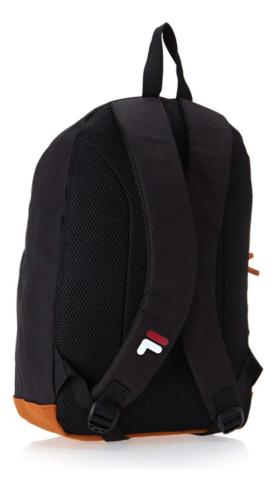 Fila Lifestyle Suede De 18l Mochila Negra Y Marrón Negro/marrón Liso - Imagen 3