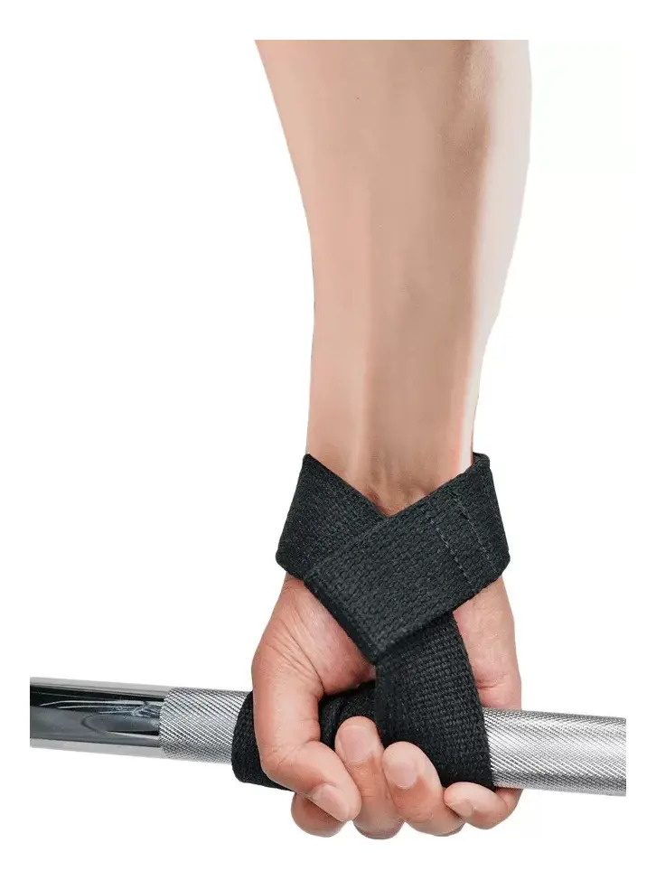 Strap Correa De Levantamiento Realtex Negro - Imagen 5