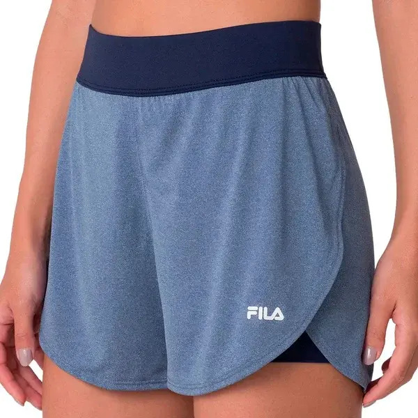 Short Fila Basic Train 2in1 - Mujer Marino Lisa M - Imagen 4