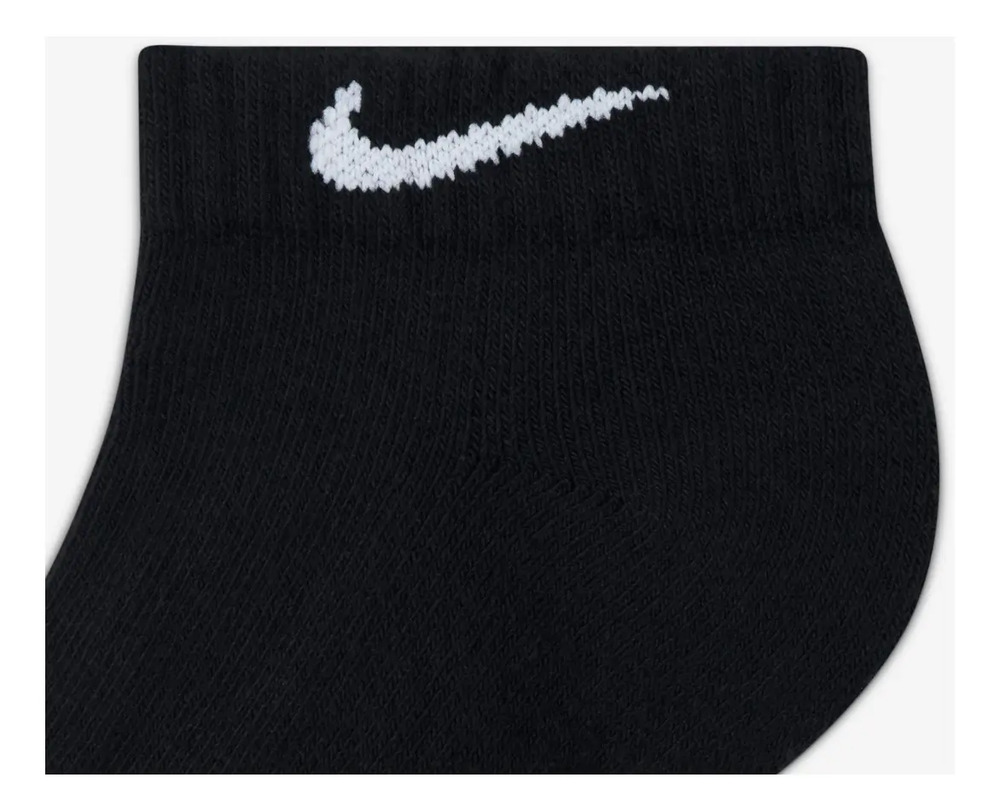 Medias Nike Everyday Cushioned Pack 3 - Unisex Negro Lisa L - Imagen 3
