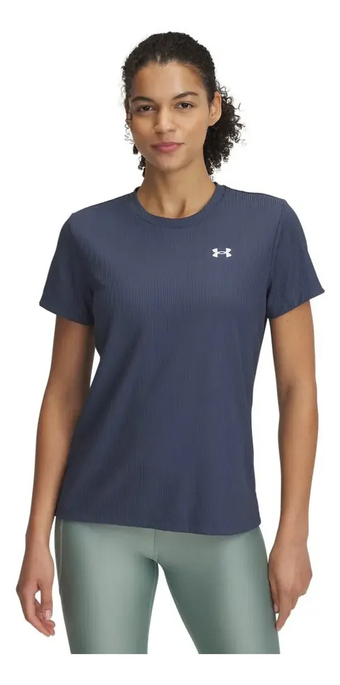 Remera Under Armour Tech Ssc Solid - Mujer Violeta Oscuro Lisa S - Imagen 2
