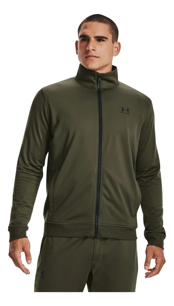 Campera Under Armour Sportstyle Tricot - Hombre Verde L Lisa