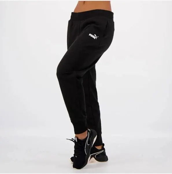 Pantalón Puma Essentials - Mujer Negro Liso Xl - Imagen 4