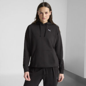 Canguro Puma Relaxed Hoodie - Mujer Xl Negro Lisa