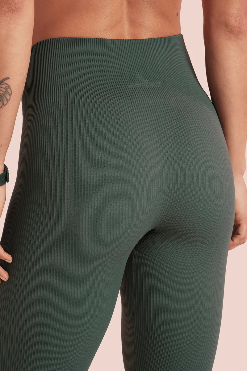 Calza Lupo Basic Acanalada Sin Costuras Fitness Gym - Mujer - Imagen 5