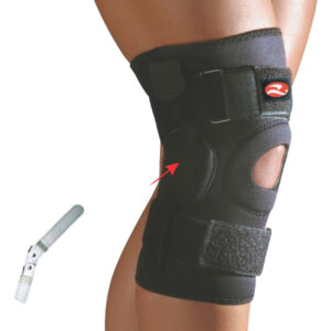 Rodillera Estabilizadora De Ligamento Articulada Realtex Negro M