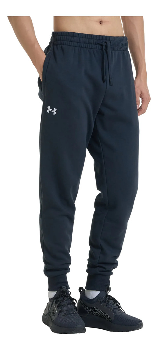 Pantalón Deportivo Under Armour Rival Fleece Jogger - Hombre Negro Liso L