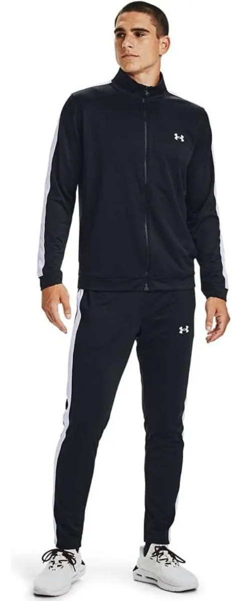 Conjunto Under Armour Knit Track Suit - Hombre Negro Lisa S