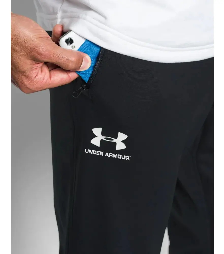 Pantalón Under Armour Sportstyle Tricot Joggers - Hombre Negro Liso S - Imagen 5