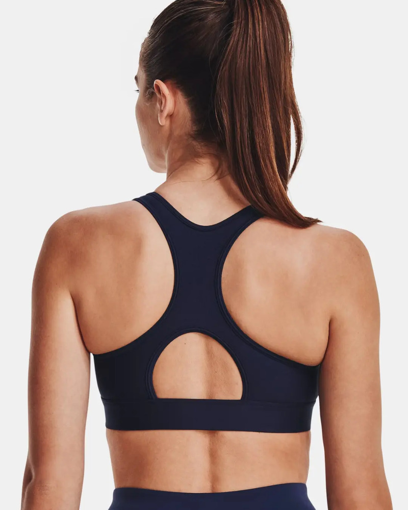 Top Under Armour Mid Padless - Mujer Azul Marino Lisa Xl - Imagen 2
