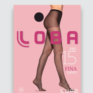 Medias Pantimedias Can Can Loba Lupo Hilo 15 - Mujer Negro Xl