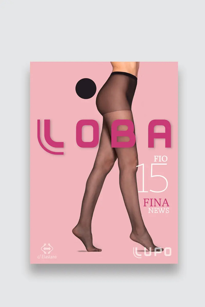 Medias Pantimedias Can Can Loba Lupo Hilo 15 - Mujer Negro Xl