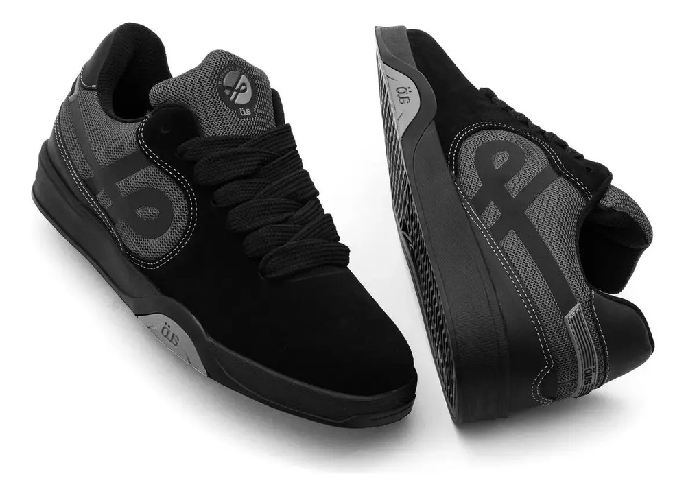 Calzado Ous Imigrante Serie X - Unisex Negro Lisa 44 - Imagen 7