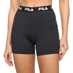Short Fila Train Elastic - Mujer Negro Lisa Xl