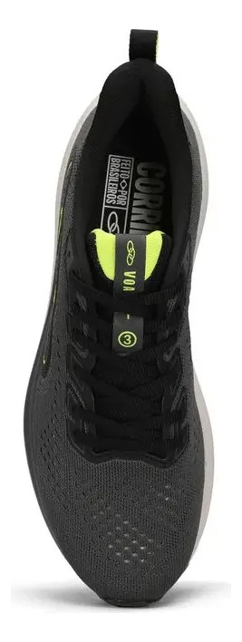 Calzado Championes Olympikus Voa 3 Running - Hombre Gris Lisa 39 Br - Imagen 6