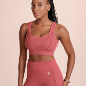 Top Deportivo Lupo Seamless Max Ii Sin Costuras - Mujer Goiaba Lisa M