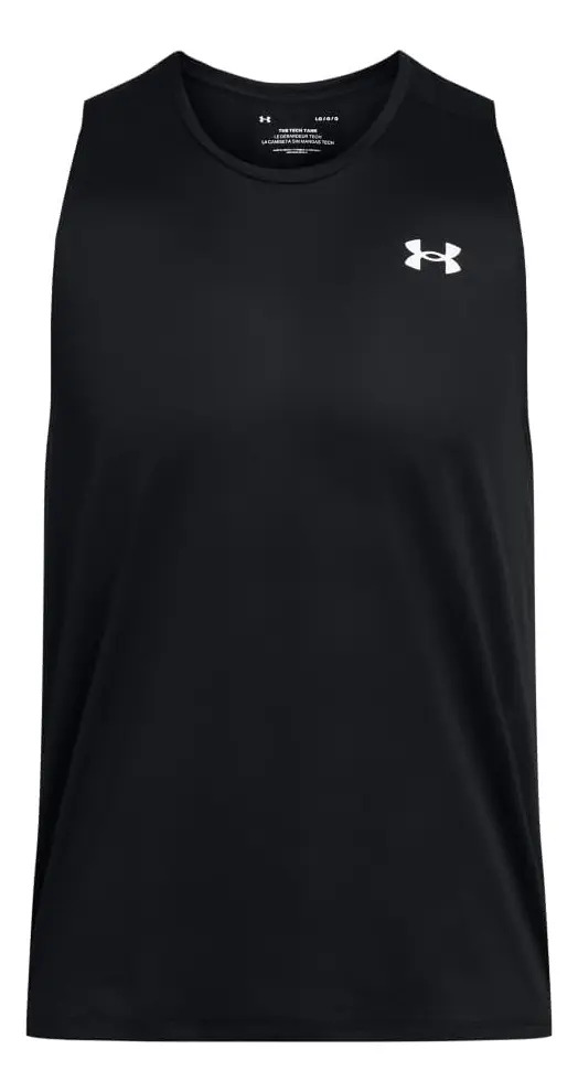 Musculosa Under Armour Tech Tank - Hombre Negro Lisa Xl - Imagen 3