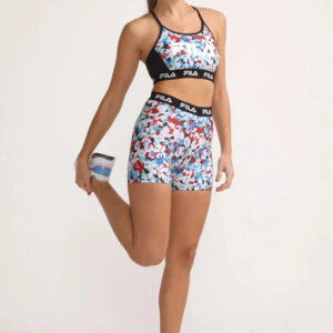 Short Fila Train Elastic - Mujer Multicolor Estampado Xl