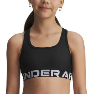 Top Under Armour Crossback Infantil Negro Lisa 10