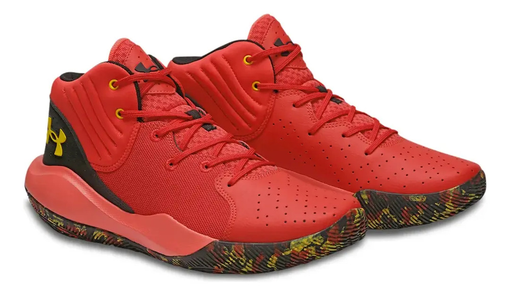 Calzado Championes De Basketball Under Armour Jet 21 Rojo Lisa 44 Eu - Imagen 4