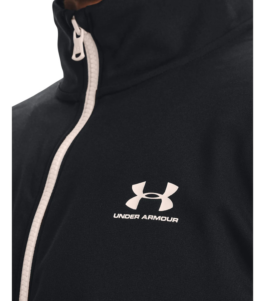 Campera Under Armour Sportstyle Tricot - Hombre Negro S Lisa - Imagen 4