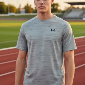Remera Under Armour Tiger Tech 2.0 Ss - Hombre Verde Claro Jaspeado S