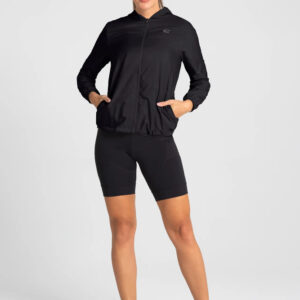Campera Sol Sports Corta Viento Mood Runn Ciclismo - Mujer Negro 2xl Lisa