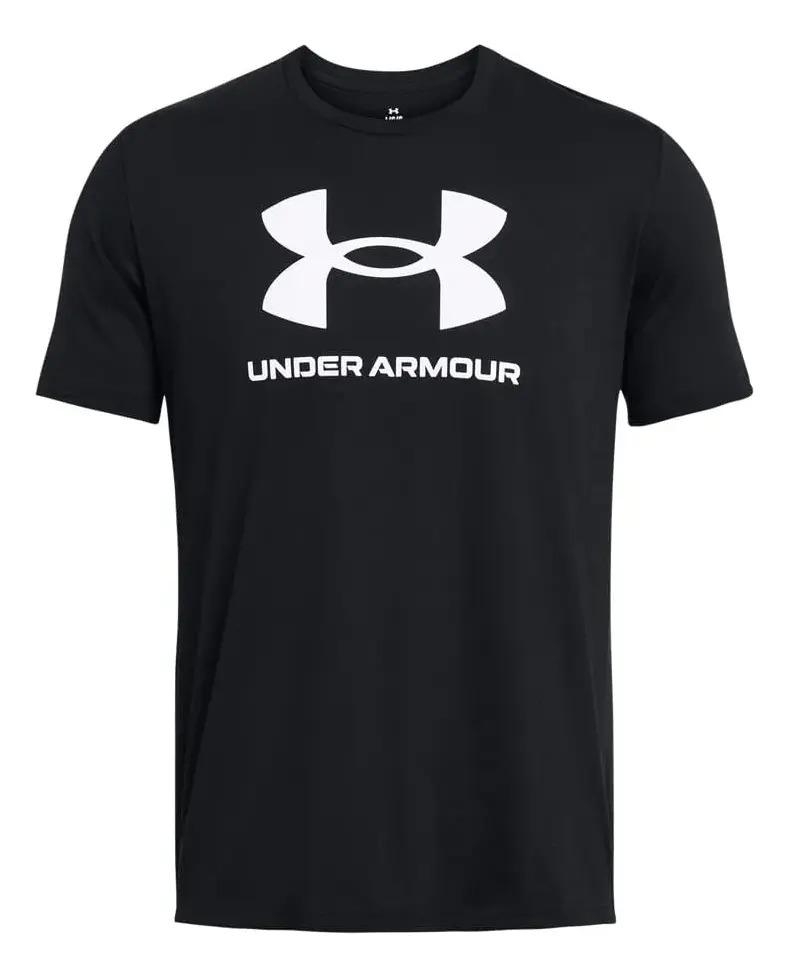 Remera Under Armour Sportstyle Logo - Hombre Negro Lisa 2xl - Imagen 3